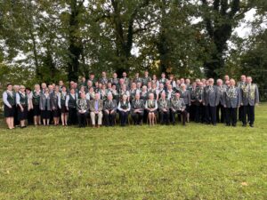 Die anwesenden Schützen beim Jubiläum 2025